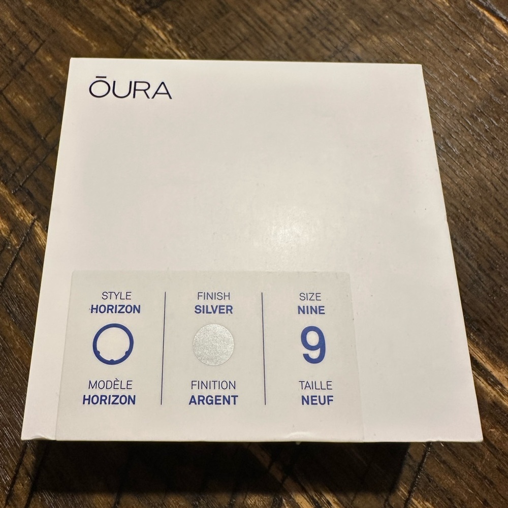 Ōura Gen3 Silver Ring Size 9